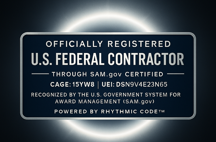 Officially Registered U.S. Federal Contractor - SAM.gov Certified
